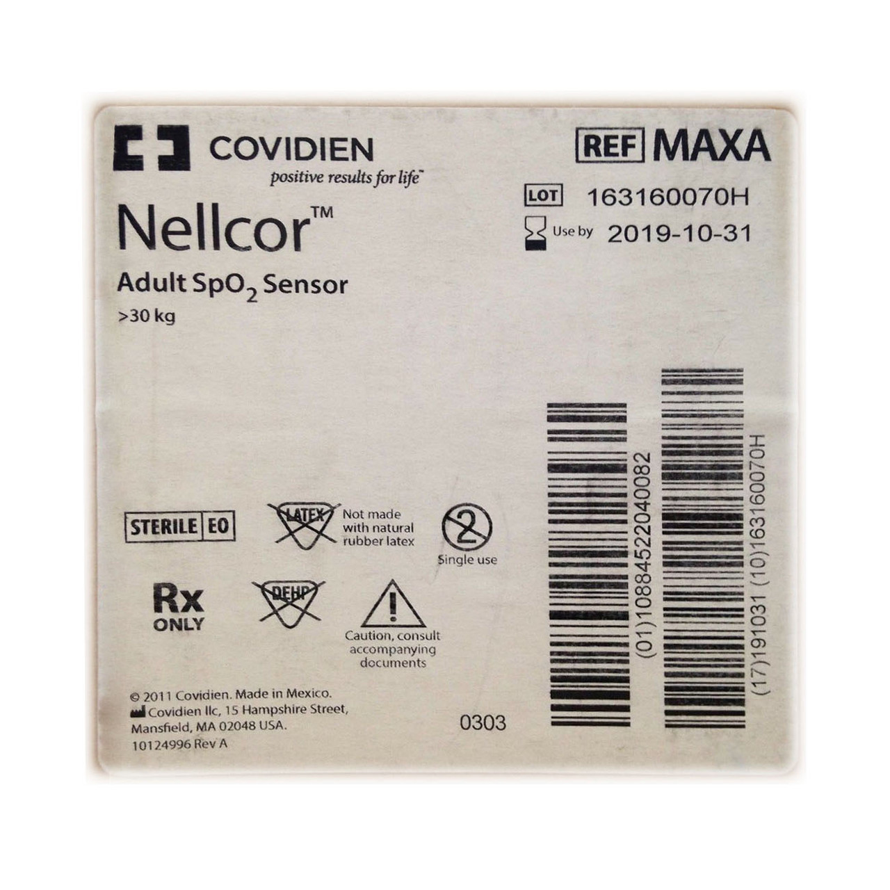 Covidien MAXA - Nellcor Adult SpO2 Sensor