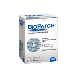Ethicon 4150 – BIOPATCH® Protective Disk with CHG (1.0in) 4.0mm Central Hole